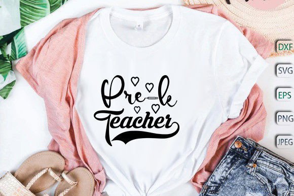 Back to School Svg Design for Pre-k Teachers