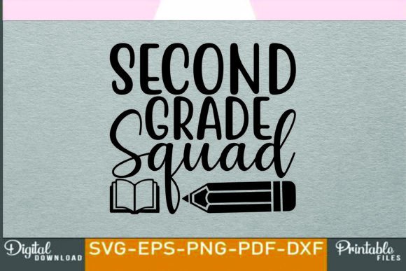 Back to School Svg Design, Second Grade S: A Creative Resource for Educators and Crafters