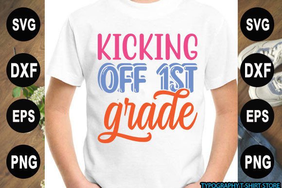 Back to School T-shirt Design, Kicking O: A Creative Solution for the First Grade